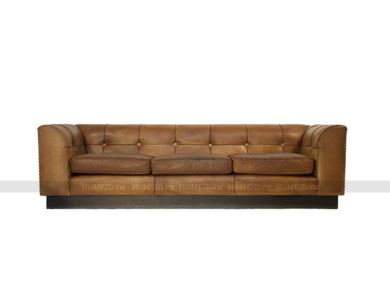 mẫu sofa gỗ - da đẹp