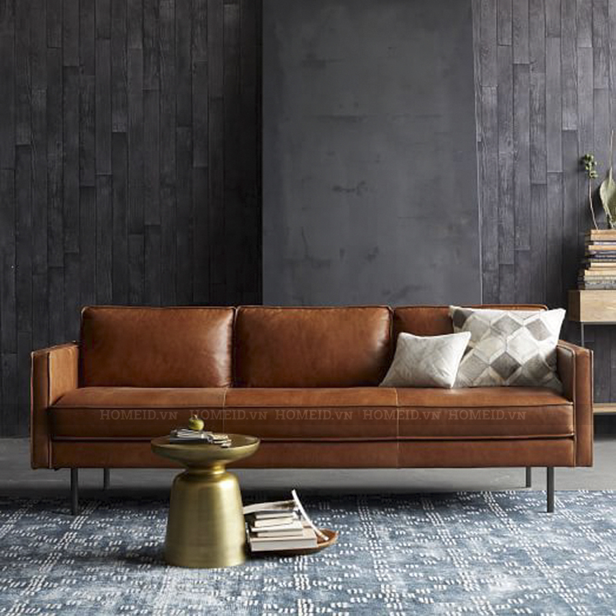 mẫu sofa gỗ da đẹp